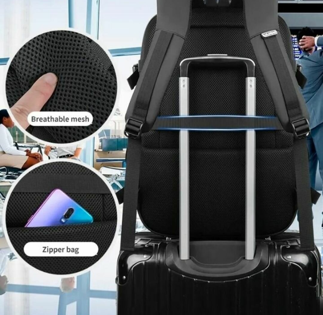 Sac à dos de voyage avec chargeur