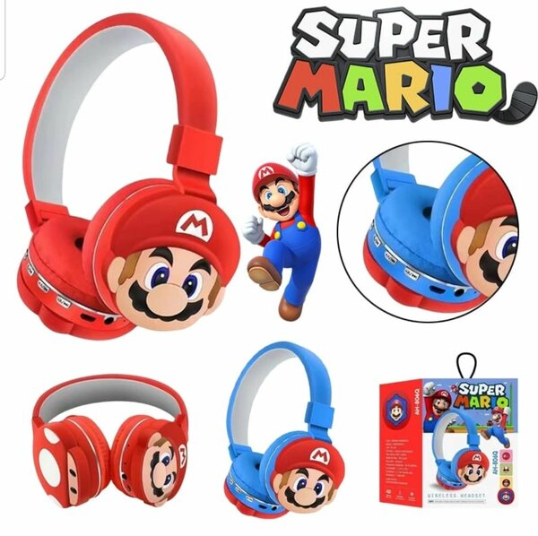 Casque Bluetooth Mario - Jeune Et Adultes - prend mémoire