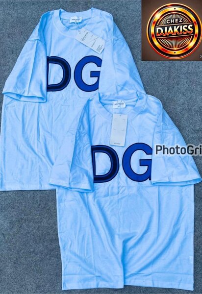 T-shirt bleue DG unisexe