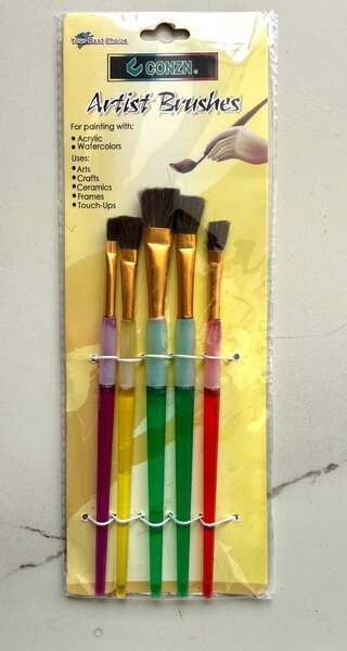 Pinceaux Art Gonzn Colorés