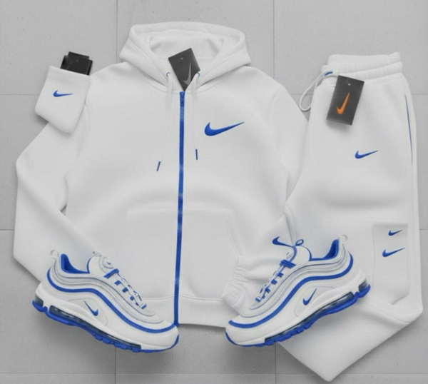 Ensemble Nike Blanc et Bleu