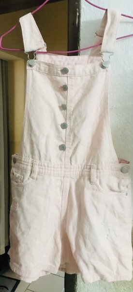 Robe Salopette Enfant Rose