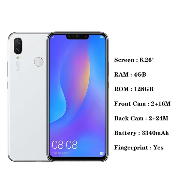 Huawei P20 Lite 4Go/128Go Blanc