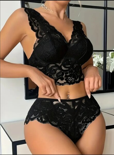 Ensemble de lingerie en dentelle