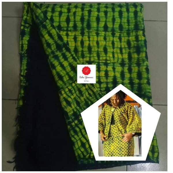 Kimono en tissu africain