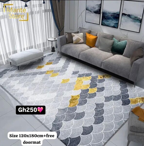 Beautiful and soft patterned carpet