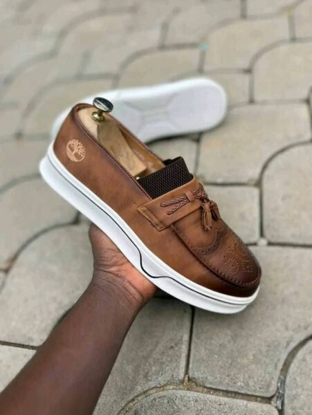 Chaussures mocassins en cuir