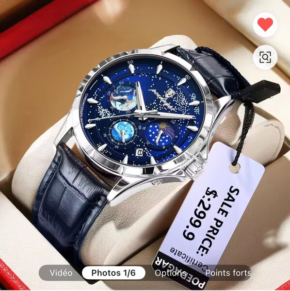 Montre de Luxe Celeste