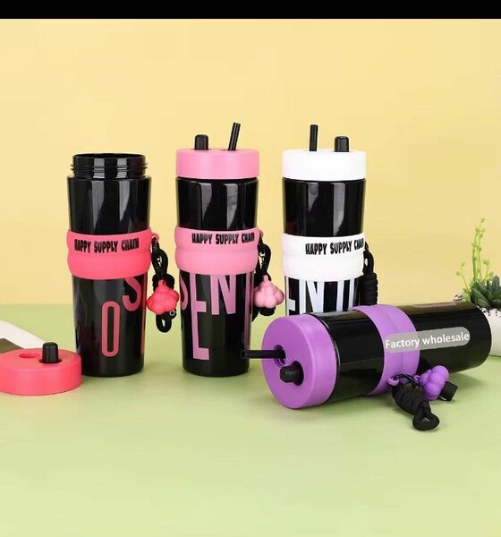 Gourde originale colorée