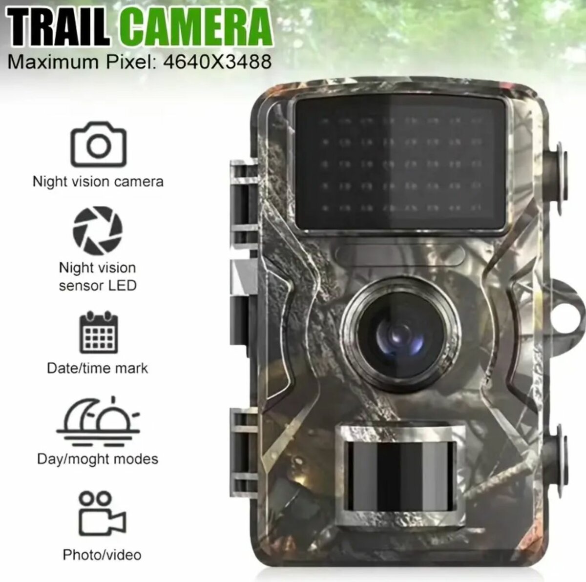 Camera sans fils sécurité auto