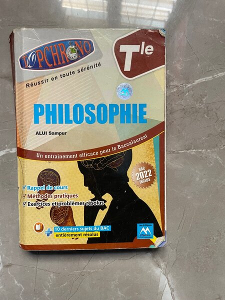 Livre de Philosophie BAC 2022