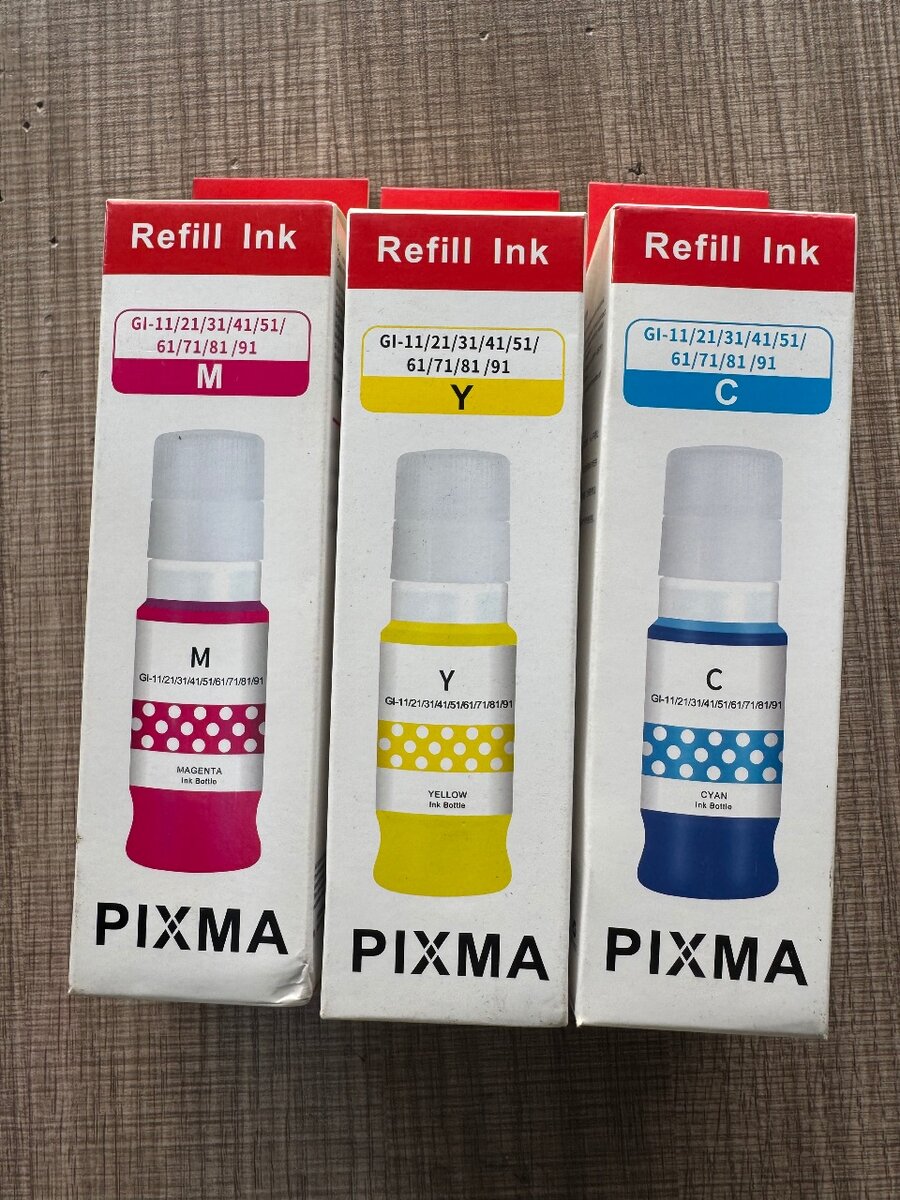 Encres de Recharge PIXMA