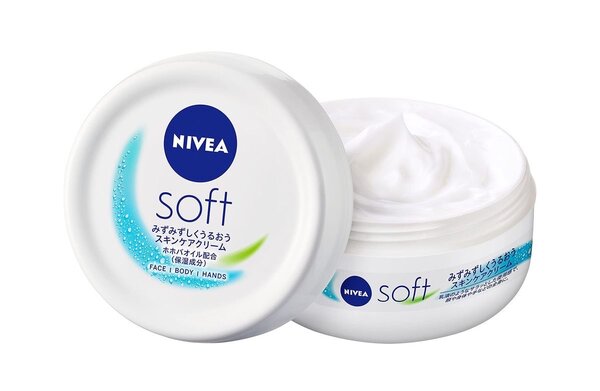 Nivea soft moisturizing cream for face body and hands
