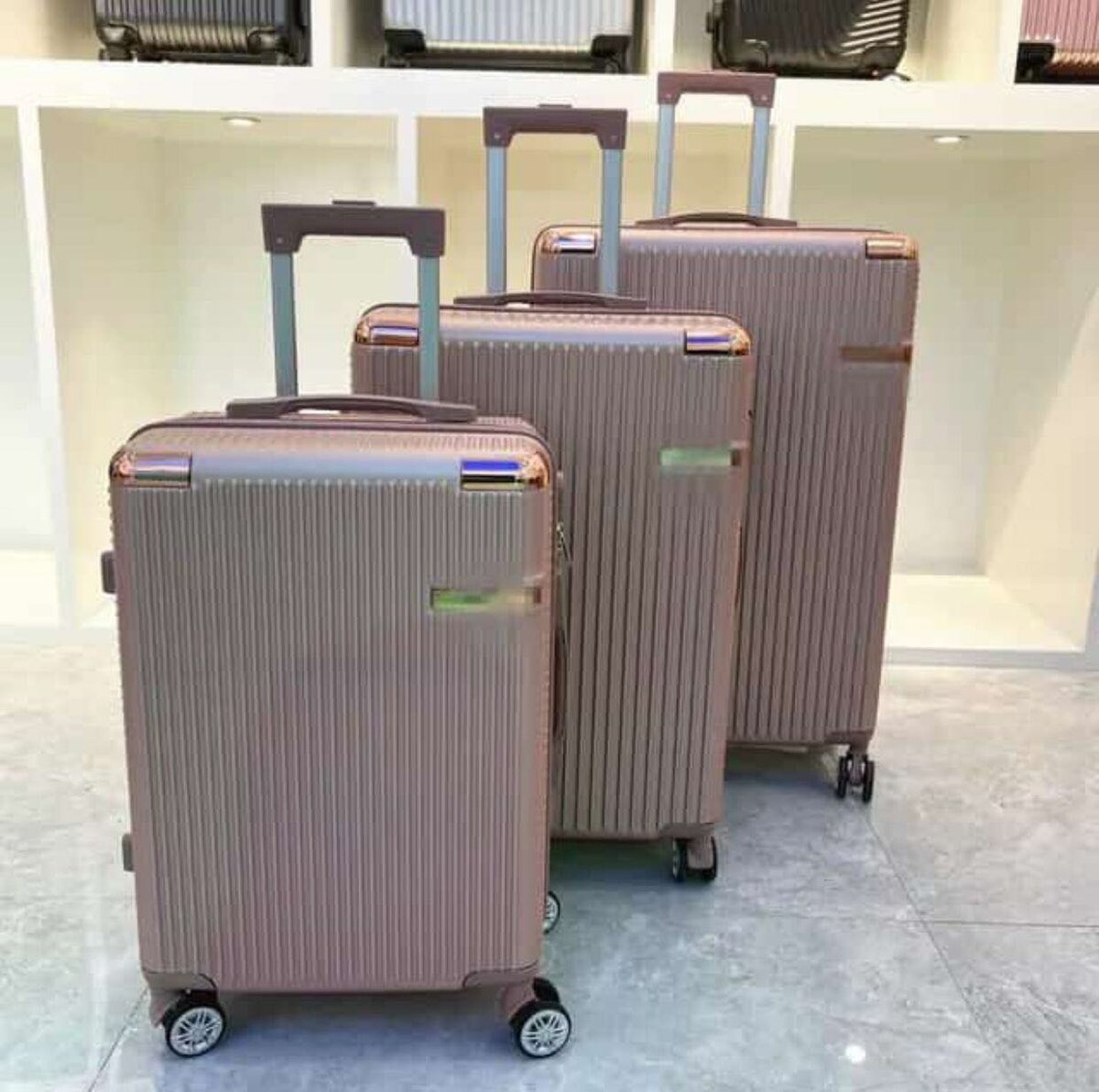 Double zip with expansion suitcase