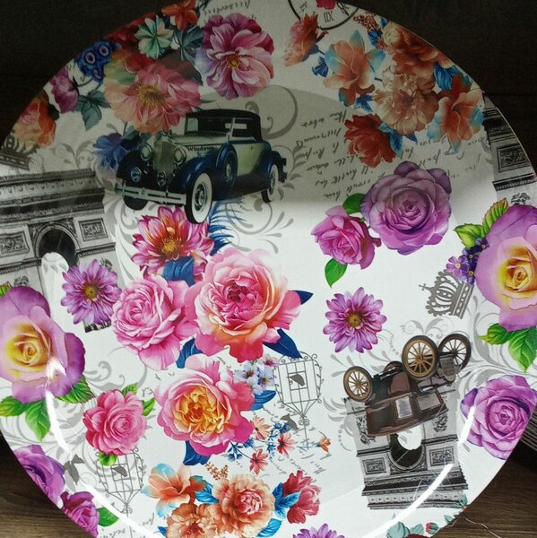 Assiette décorative vintage