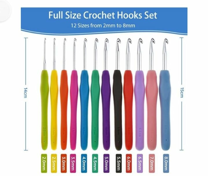 Kit de Crochet Complet 12 Pièces