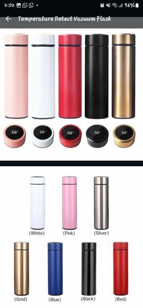 Temperature vacuum flask