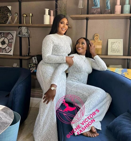 Robe longue blanche élégante