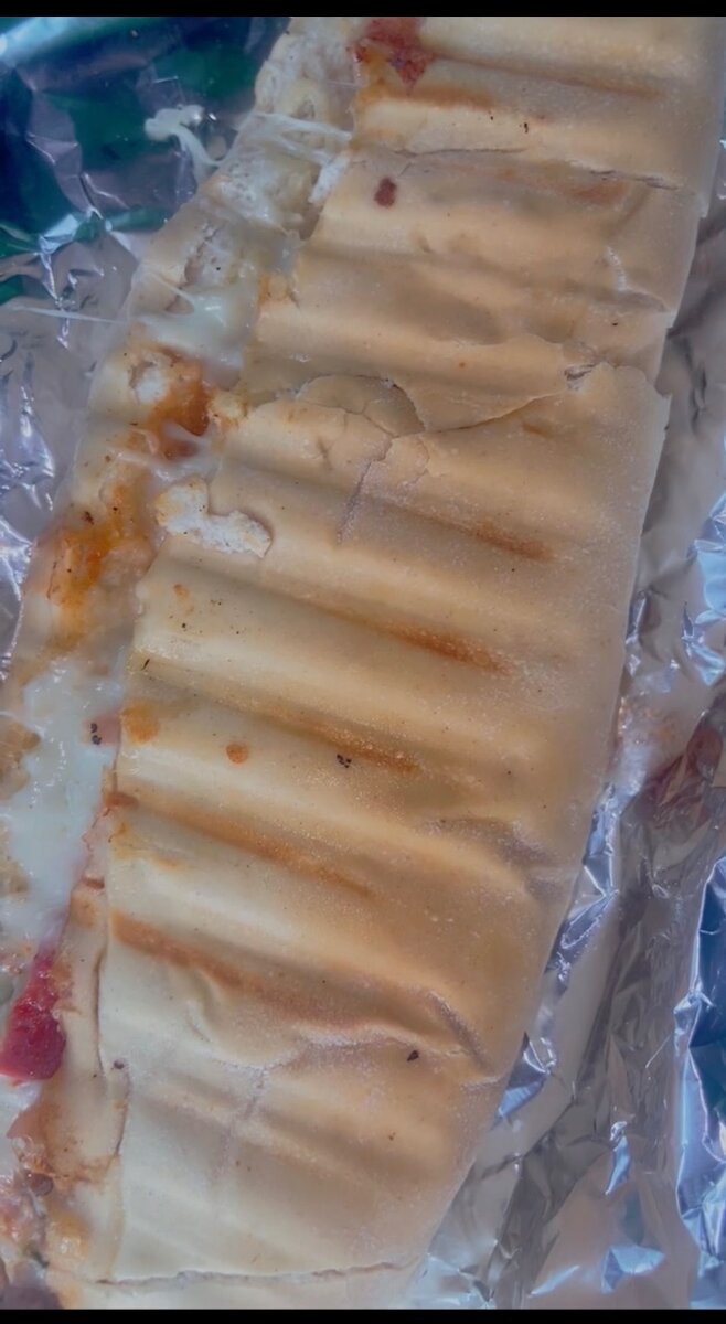 Panini au fromage fondu