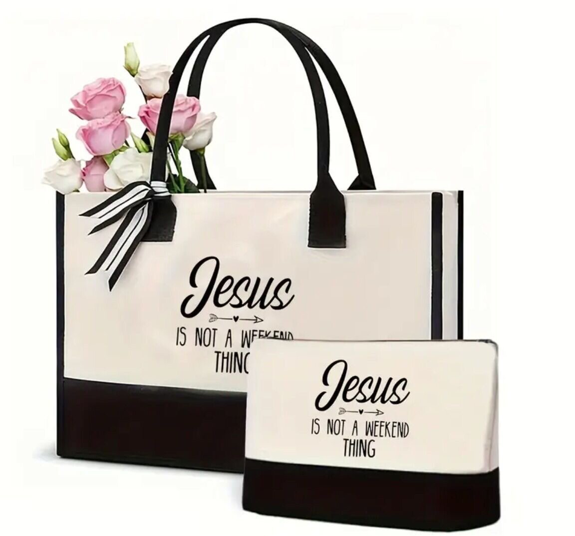 Sac à main inscription Jésus