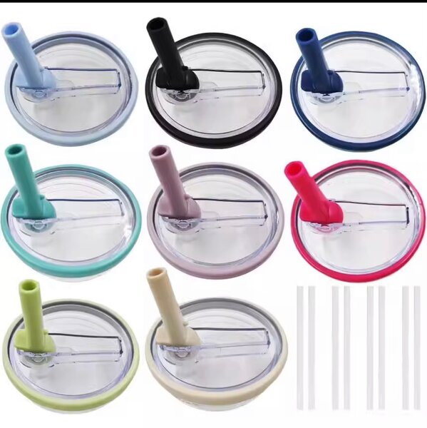 Couvercles étanches avec paille