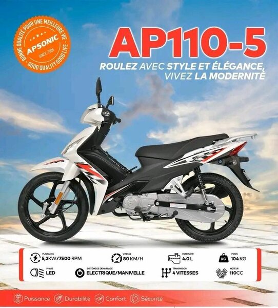 Moto Apsonic AP110-5 Élégante