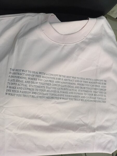 T-shirt Unisexe à Message