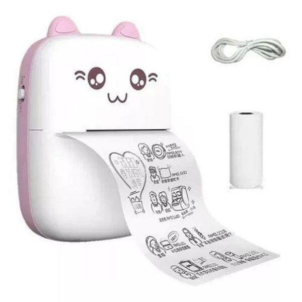 Mini imprimante portable kawaii