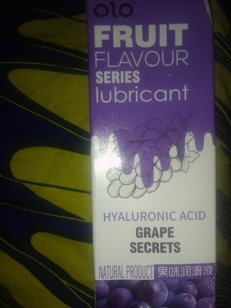 Lubrifiant saveur raisin