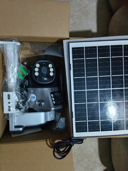 Caméra de surveillance solaire extérieure sans fil