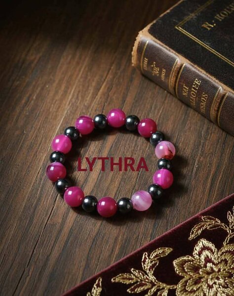 Bracelet LYTHRA agate roses
