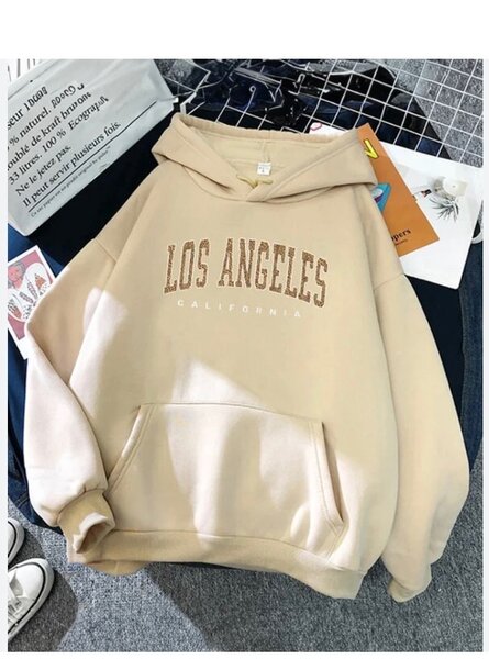 Sweat à capuche décontracté LA