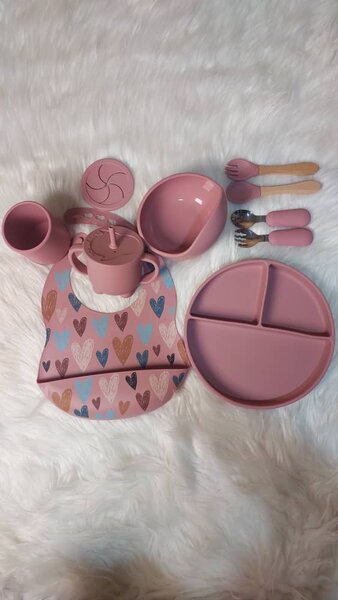 Coffret Repas Bébé en Silicone