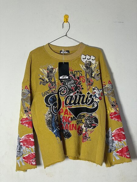 Croc top  avec motifs jaune