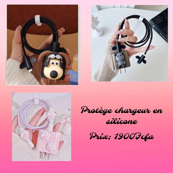 Protège chargeur en silicone
