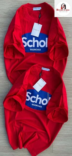 T-shirt rouge Balenciaga