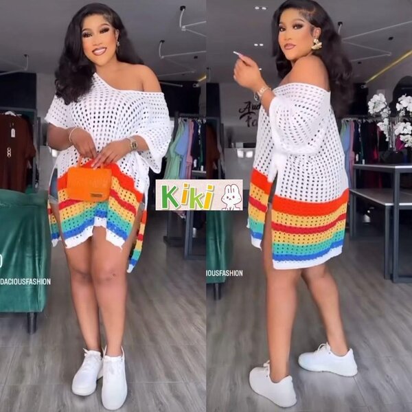 Robe de plage en laine