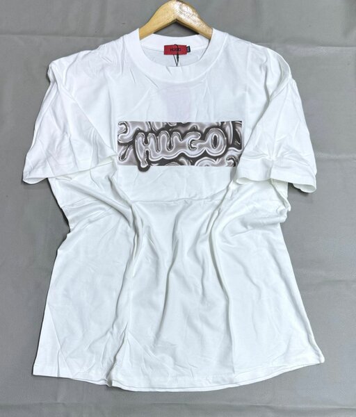 T-shirt homme blanc avec logo