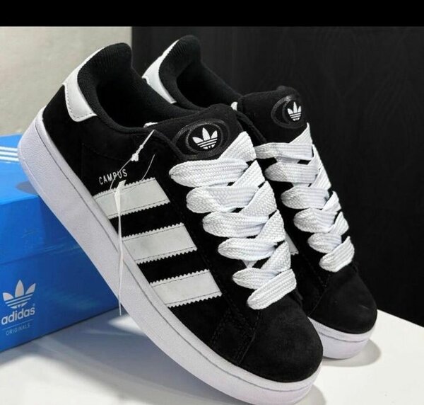 Chaussures Adidas Campus Noir et Blanc