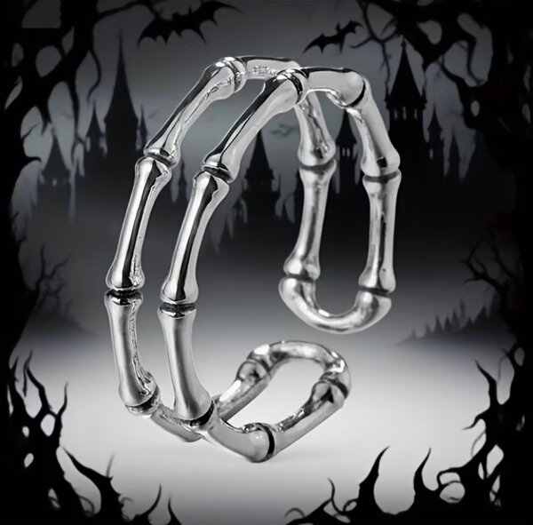 Bague squelette ajustable