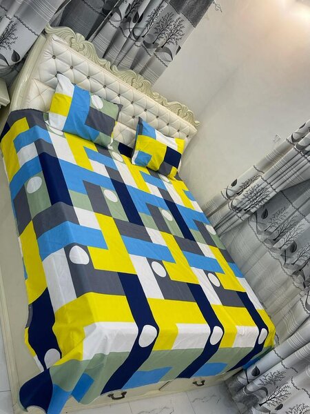 Parure de lit géométrique