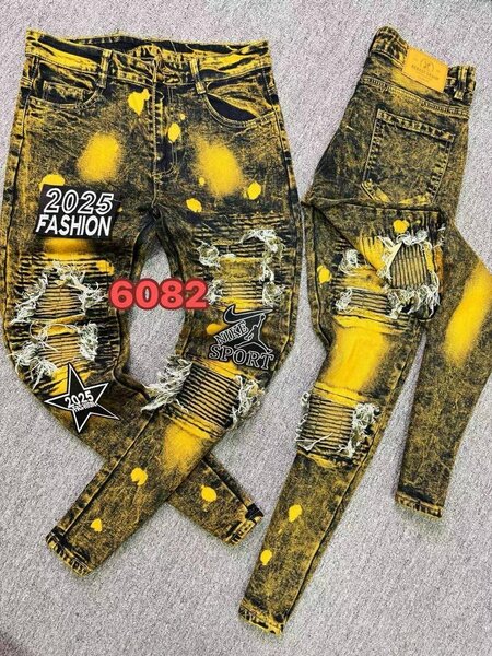 Jeans décontractés déchirés