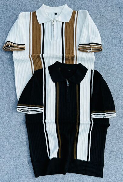 Polo à rayures pour hommes