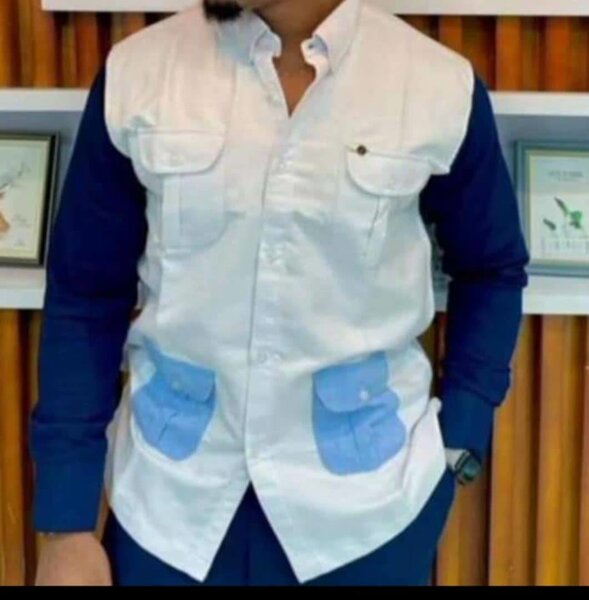 Chemise homme bicolore