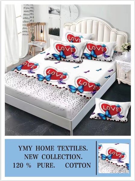 Bedsheet With Pillow Cases.