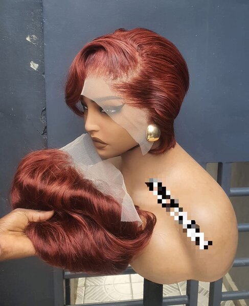 Perruque Lace Front Roux