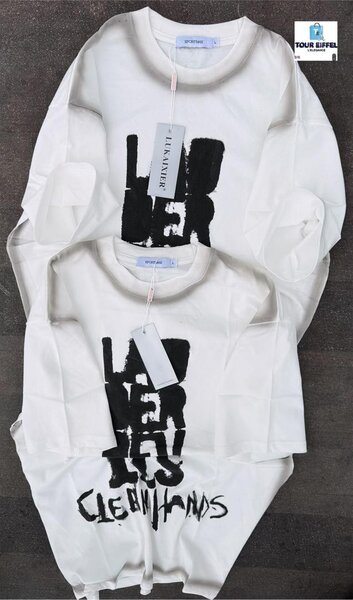 T-shirt blanc unisexe moderne