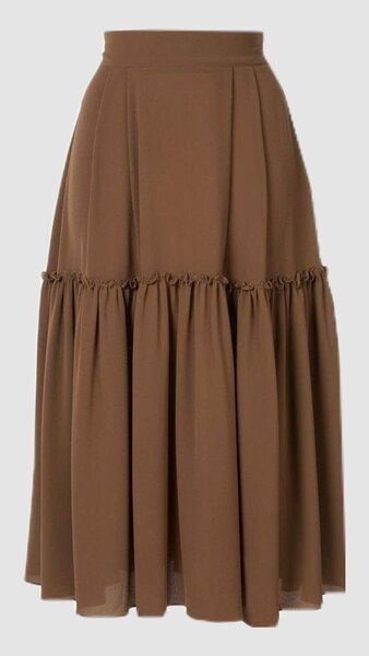 Robe Élégante Marron Femme