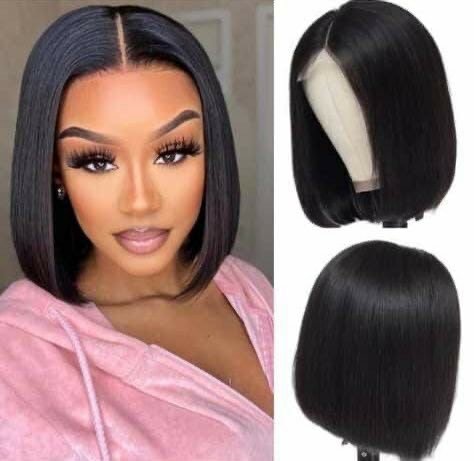 100% Human hair closure wig