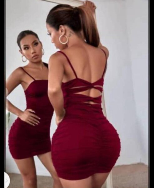 Robe moulante rouge sexy